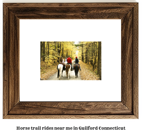 horse trail rides near me in Guilford, Connecticut